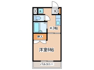 コーシュービル８８の物件間取画像